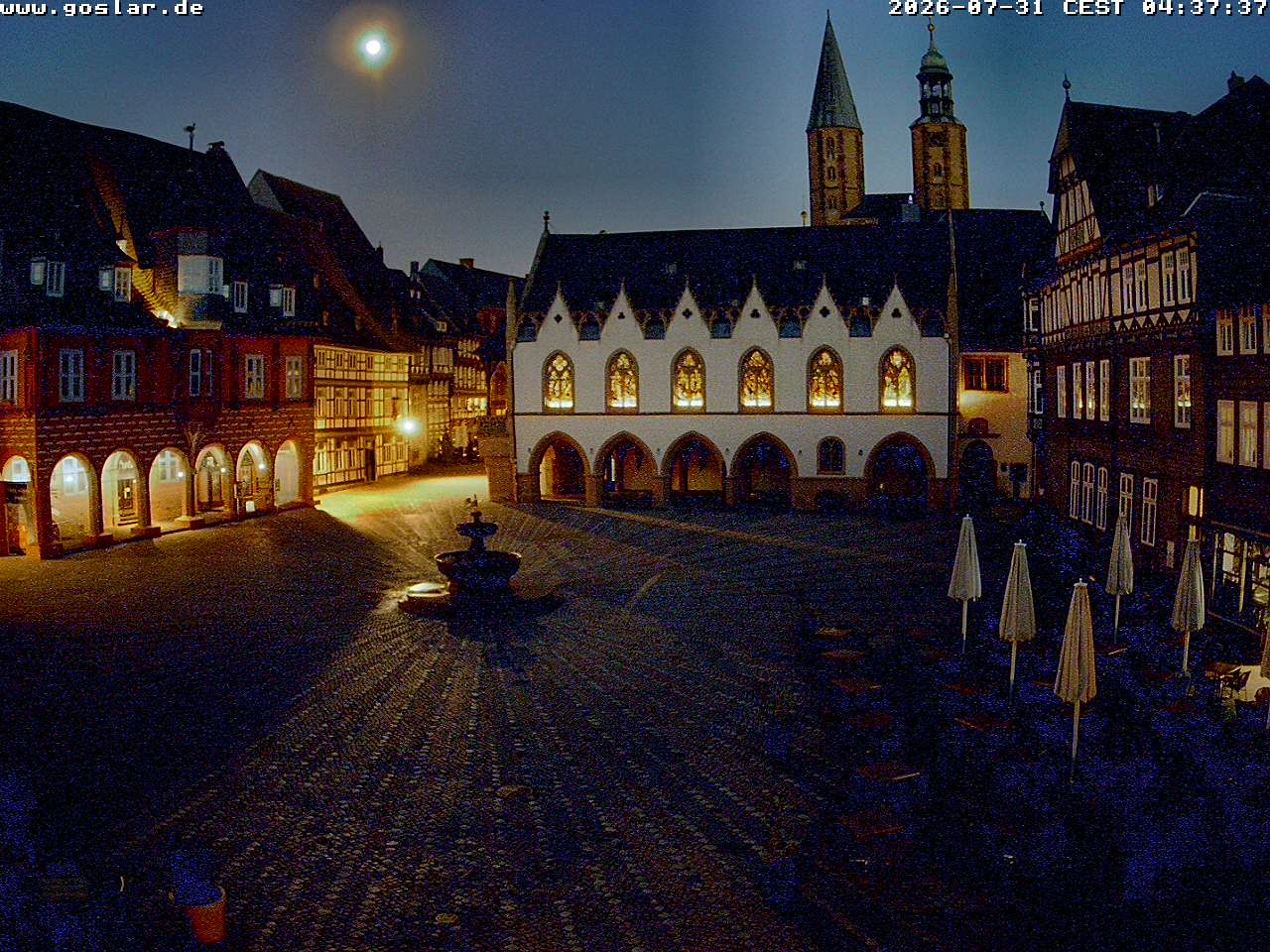 Archiv Foto Webcam Marktplatz Goslar