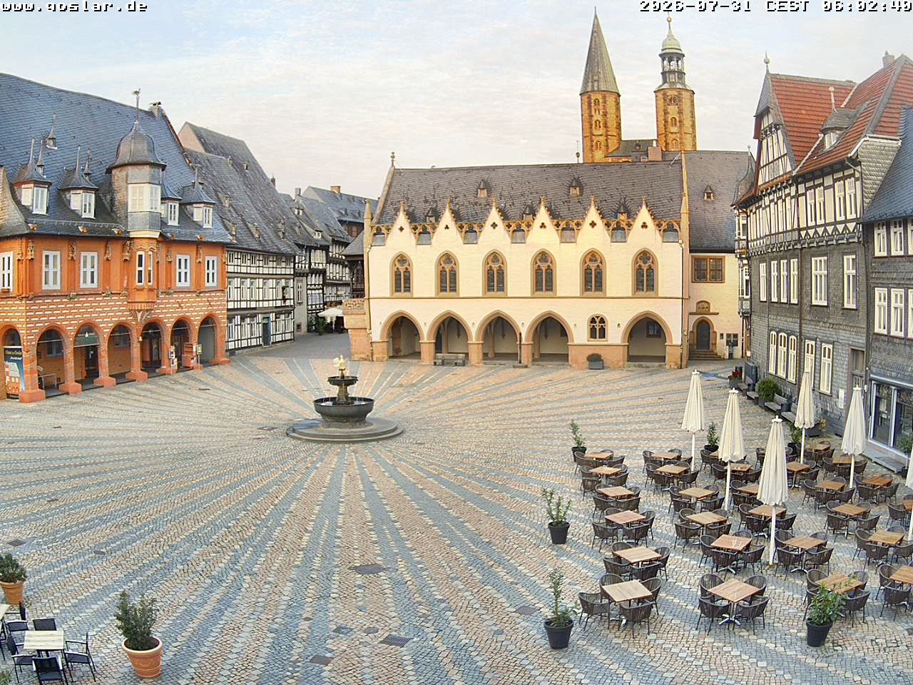 Archiv Foto Webcam Marktplatz Goslar