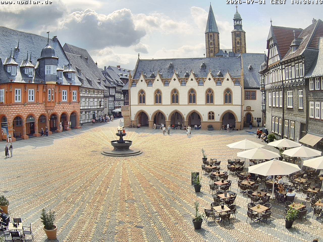 Archiv Foto Webcam Marktplatz Goslar