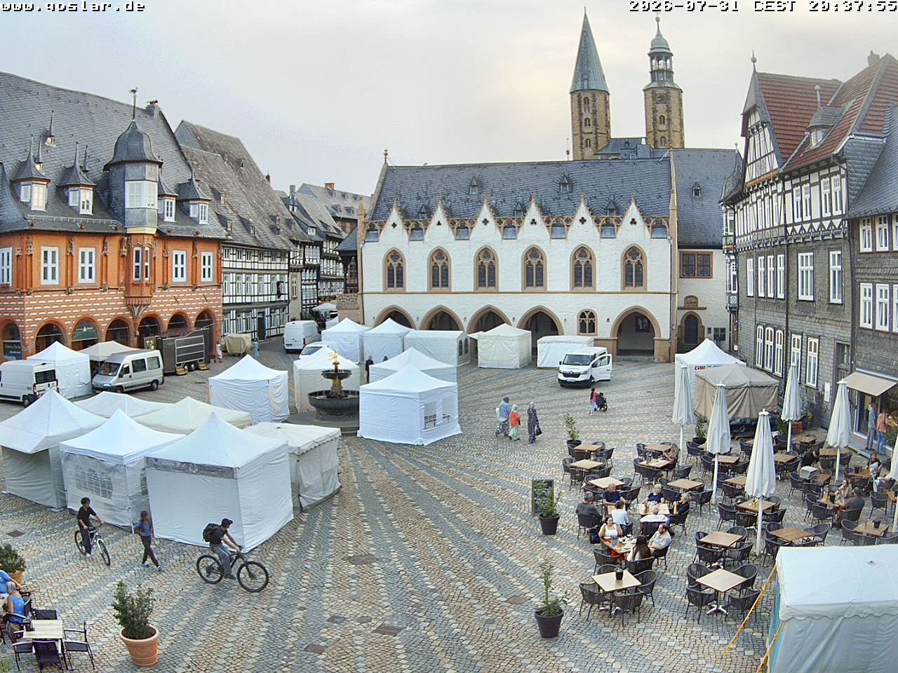 Archiv Foto Webcam Marktplatz Goslar