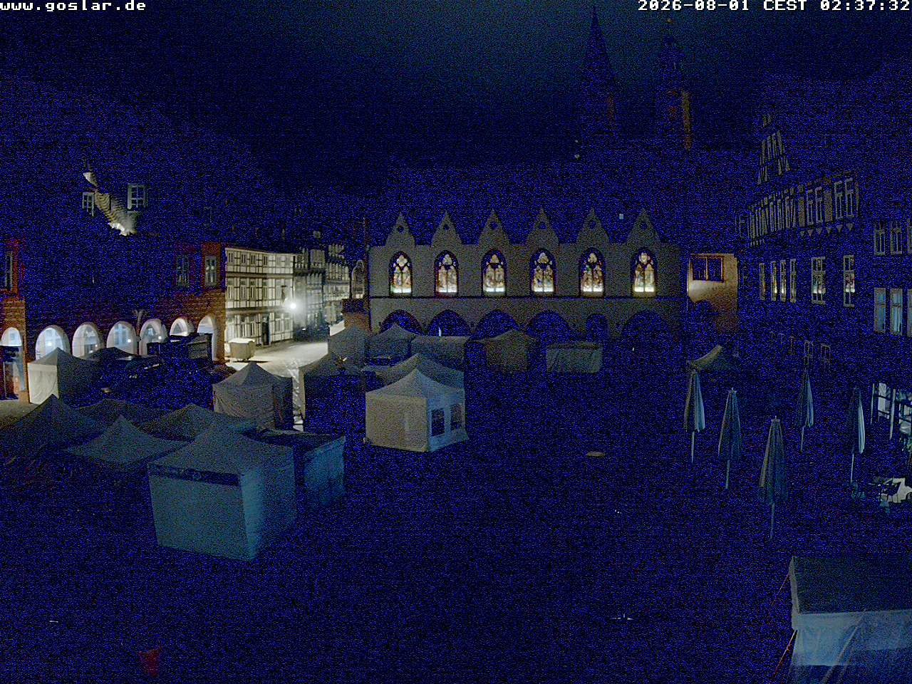 Archiv Foto Webcam Marktplatz Goslar
