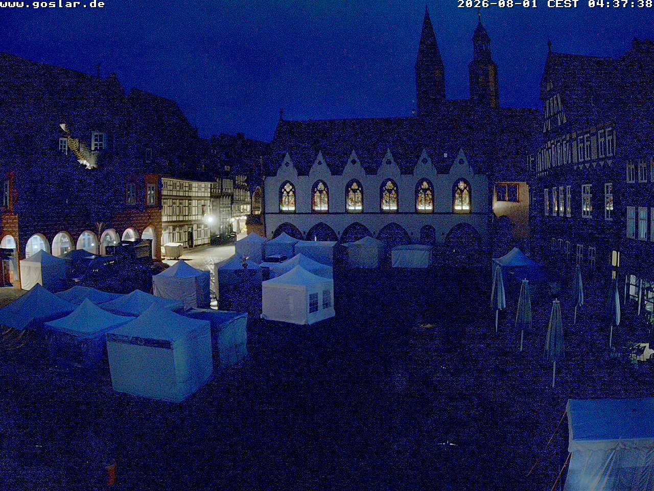 Archiv Foto Webcam Marktplatz Goslar