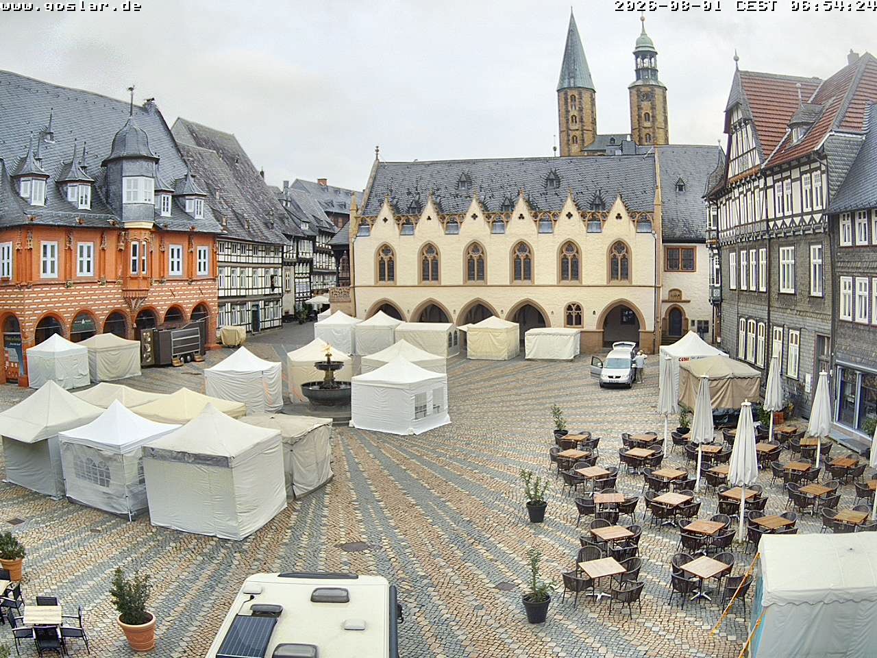 Archiv Foto Webcam Marktplatz Goslar