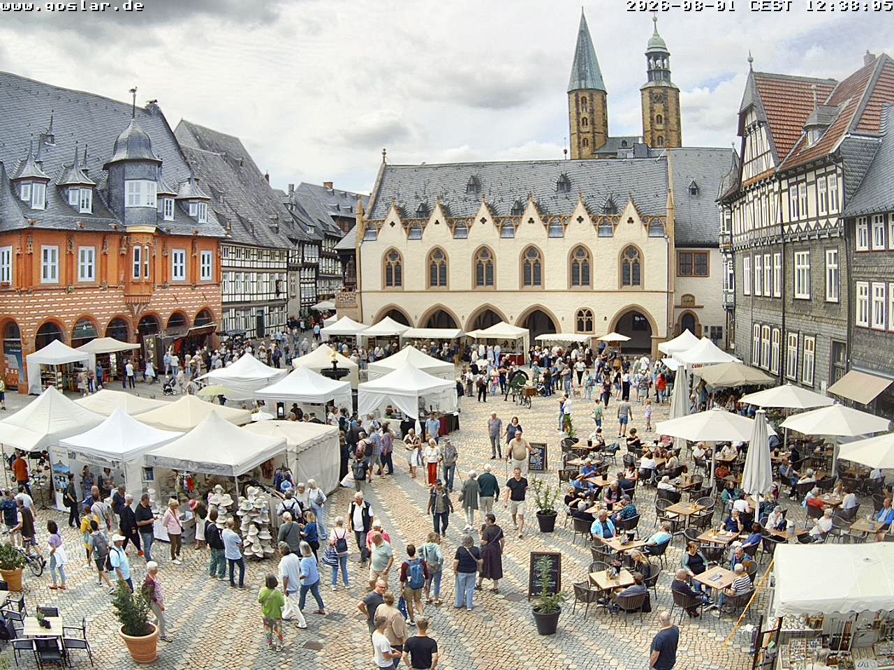 Archiv Foto Webcam Marktplatz Goslar