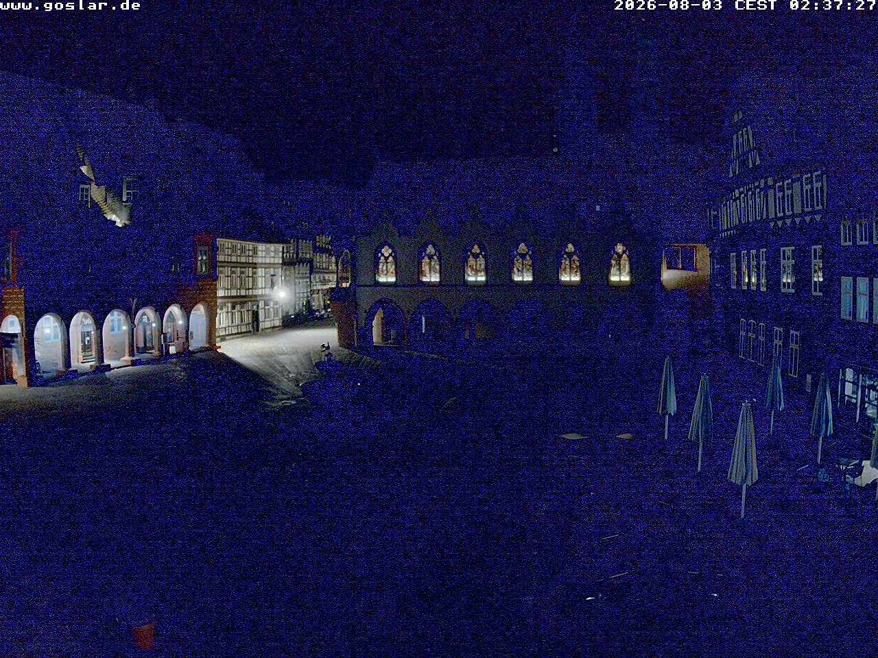 Archiv Foto Webcam Marktplatz Goslar