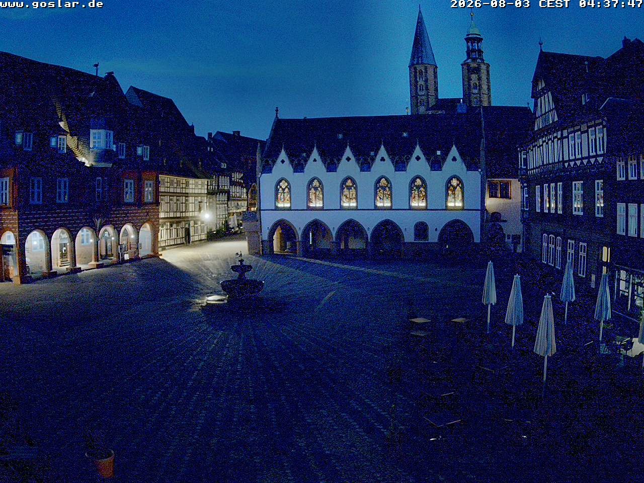 Archiv Foto Webcam Marktplatz Goslar