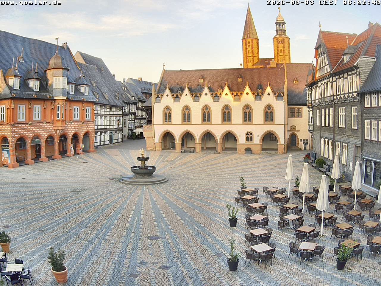 Archiv Foto Webcam Marktplatz Goslar