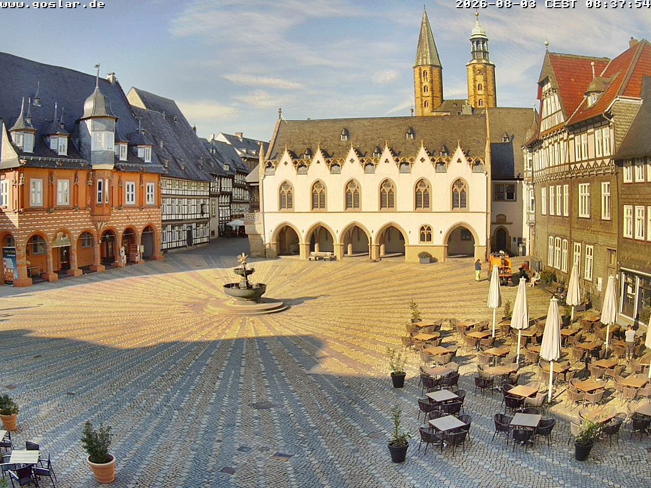 Archiv Foto Webcam Marktplatz Goslar