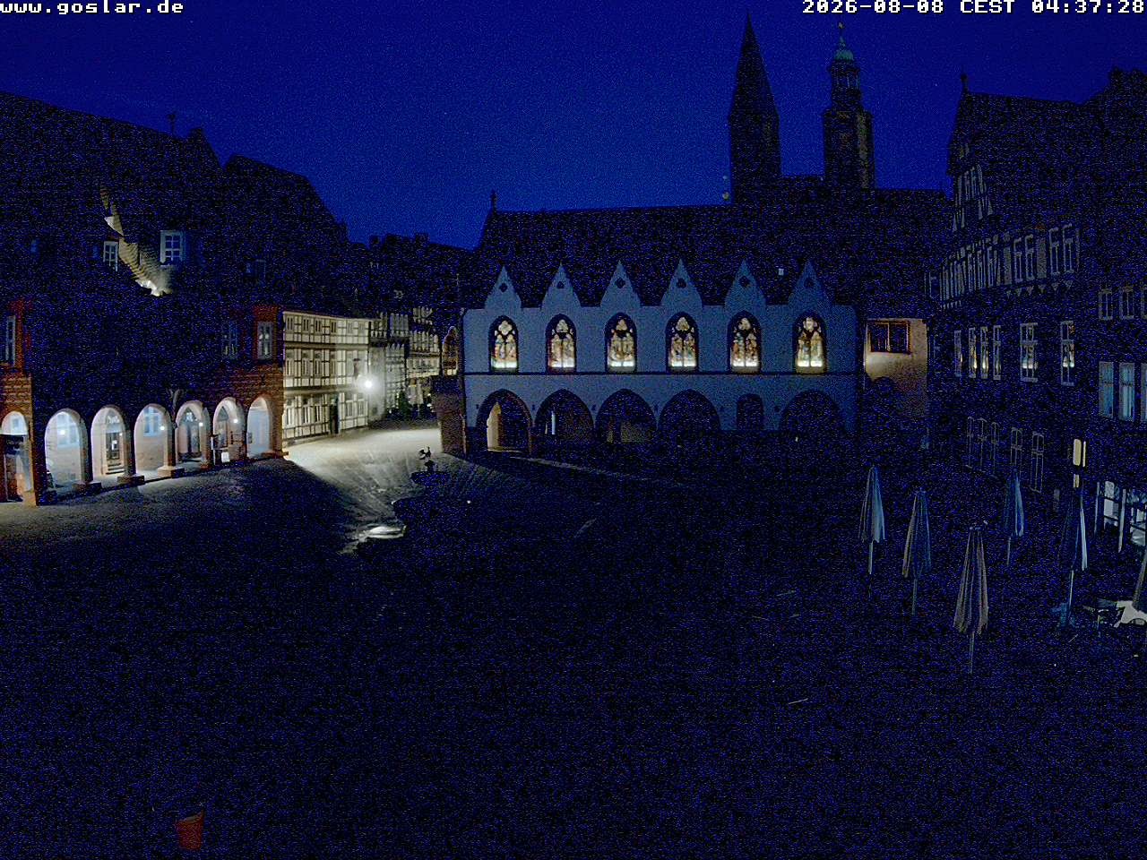 Archiv Foto Webcam Marktplatz Goslar