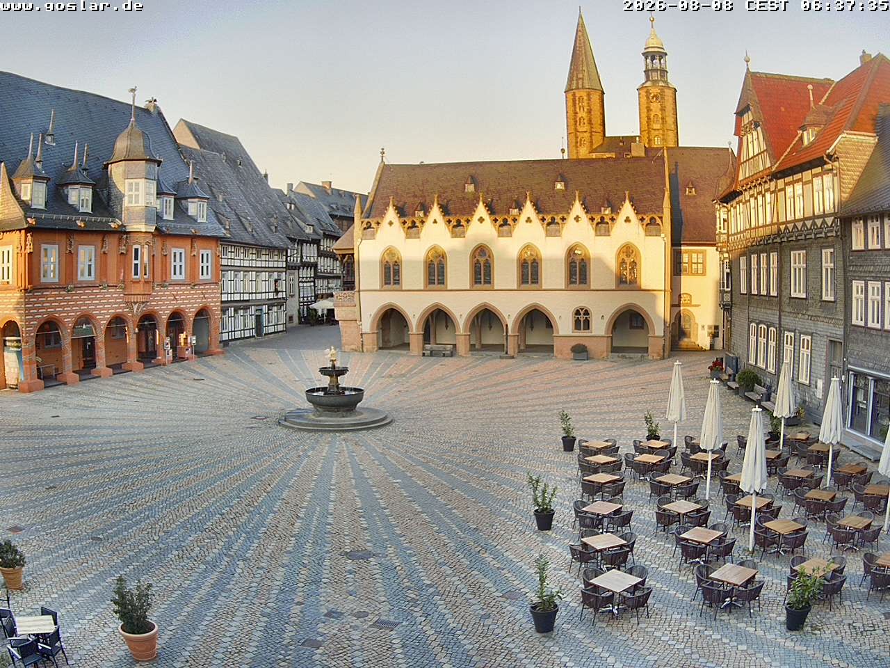 Archiv Foto Webcam Marktplatz Goslar
