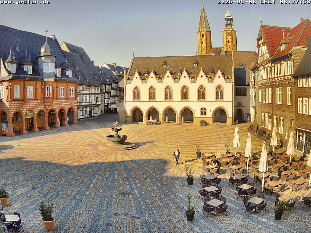 Archiv Foto Webcam Marktplatz Goslar