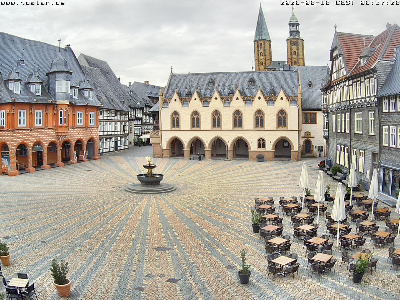 Archiv Foto Webcam Marktplatz Goslar