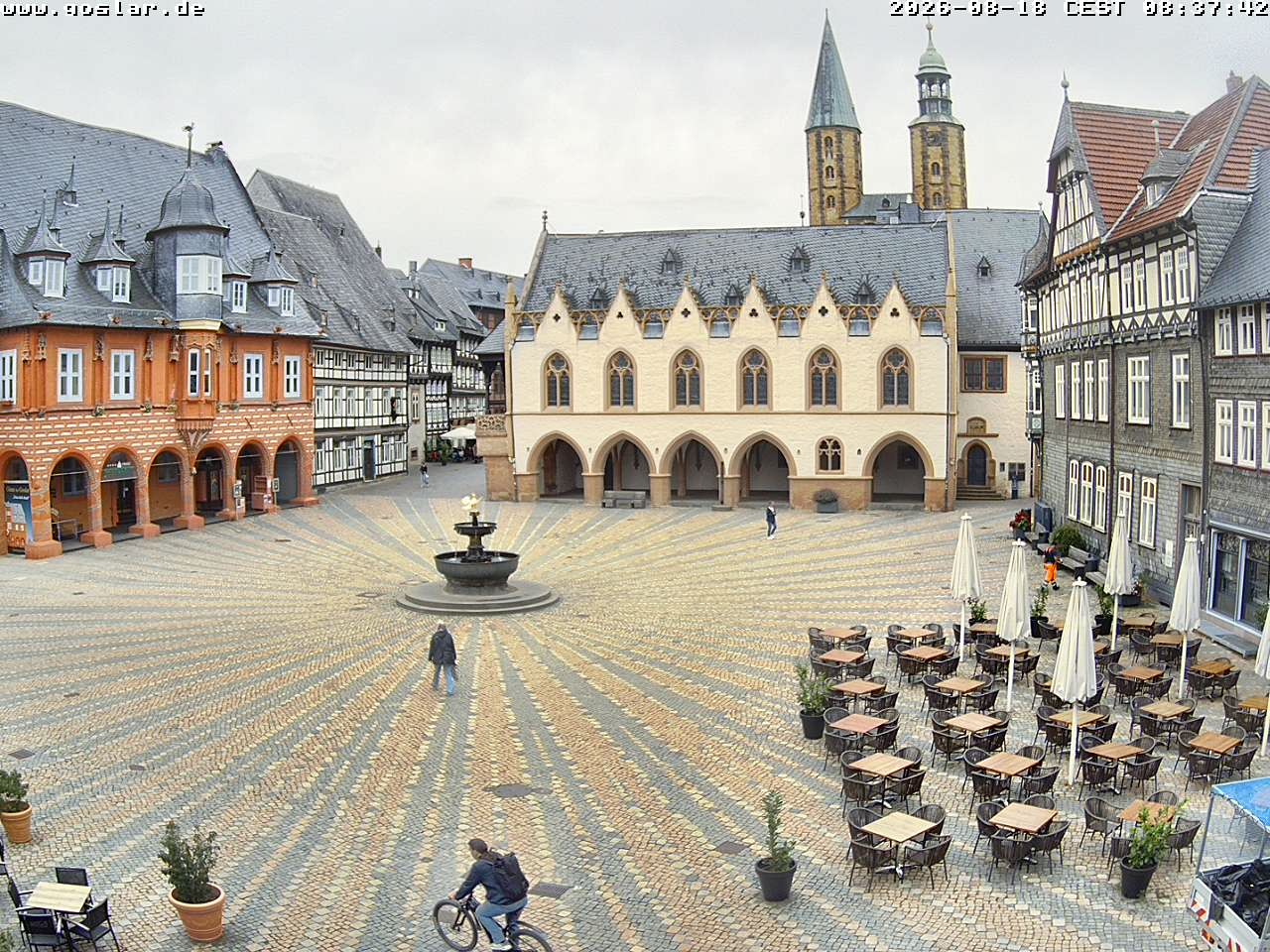 Archiv Foto Webcam Marktplatz Goslar