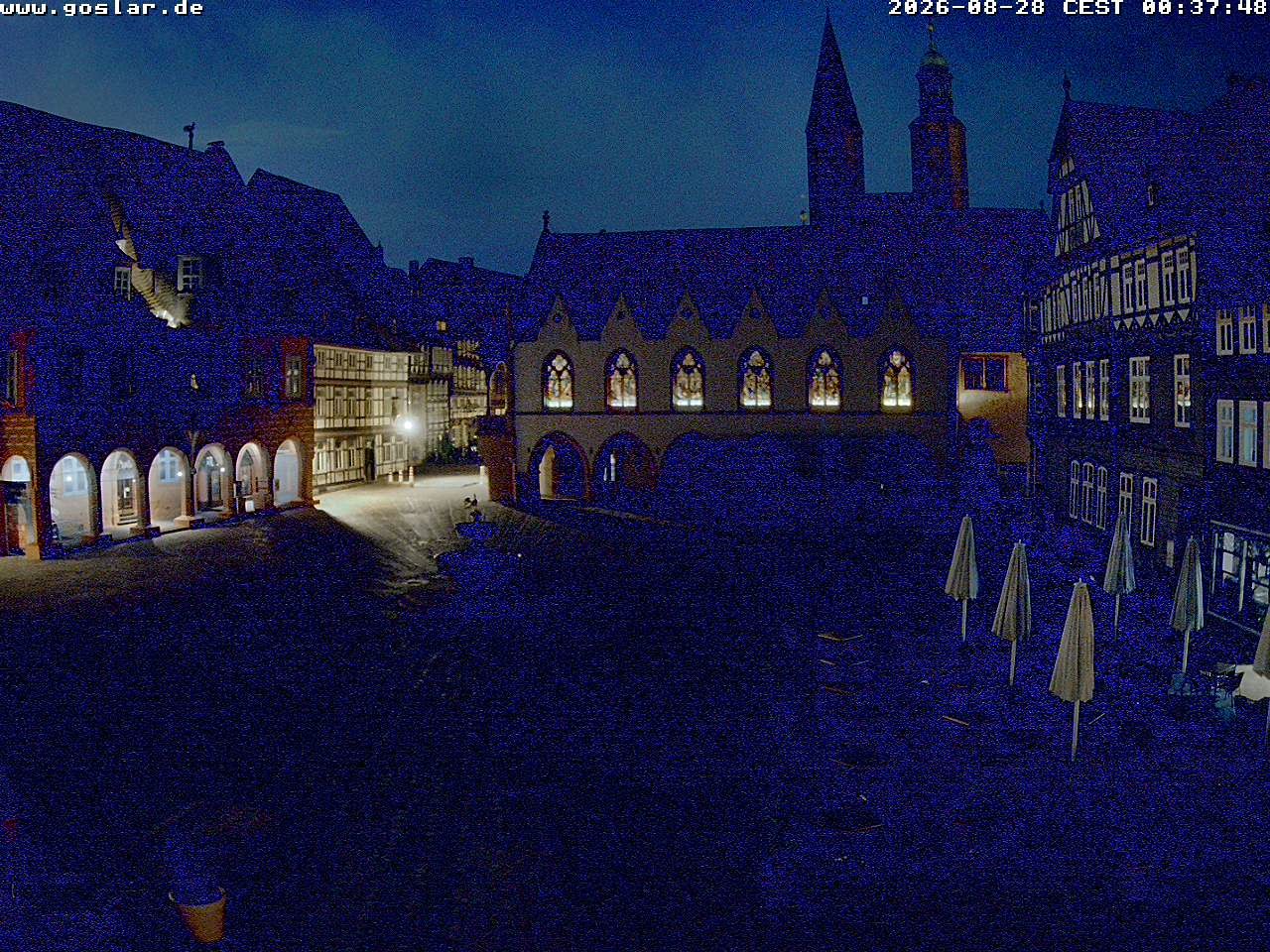 Archiv Foto Webcam Marktplatz Goslar