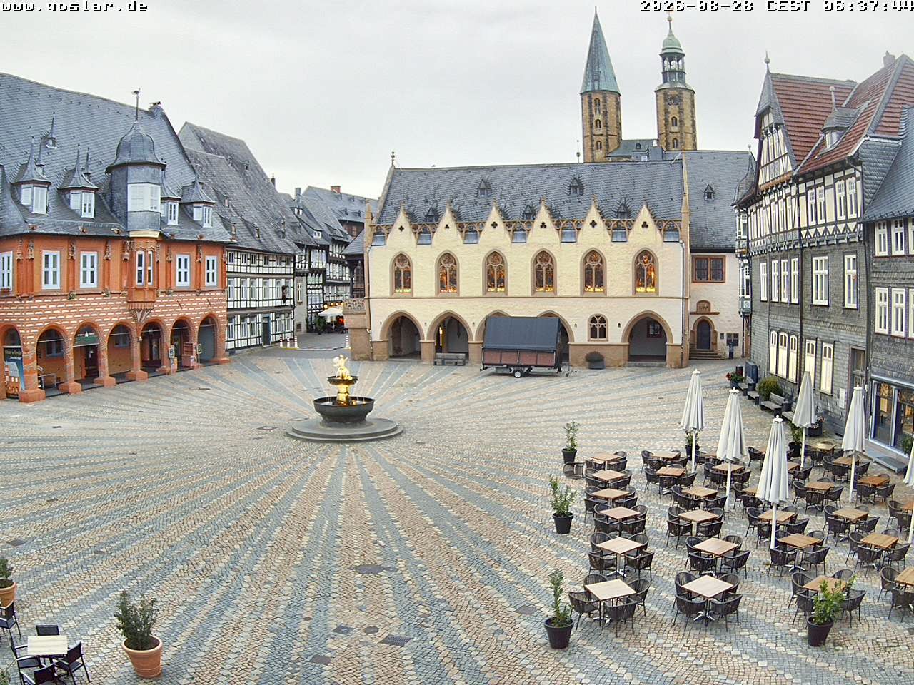 Archiv Foto Webcam Marktplatz Goslar