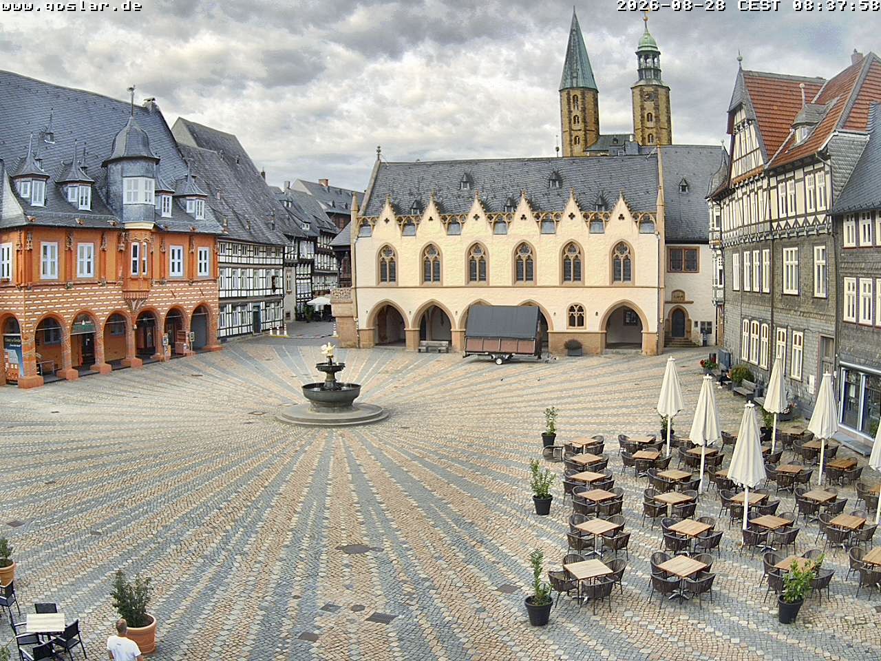 Archiv Foto Webcam Marktplatz Goslar