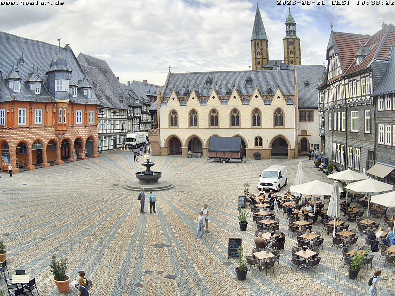 Archiv Foto Webcam Marktplatz Goslar