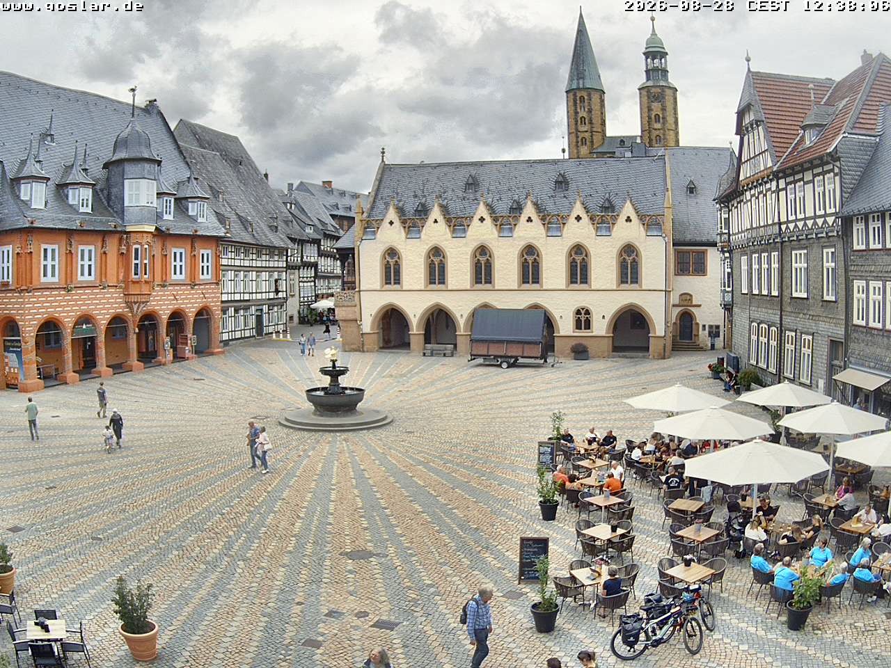 Archiv Foto Webcam Marktplatz Goslar