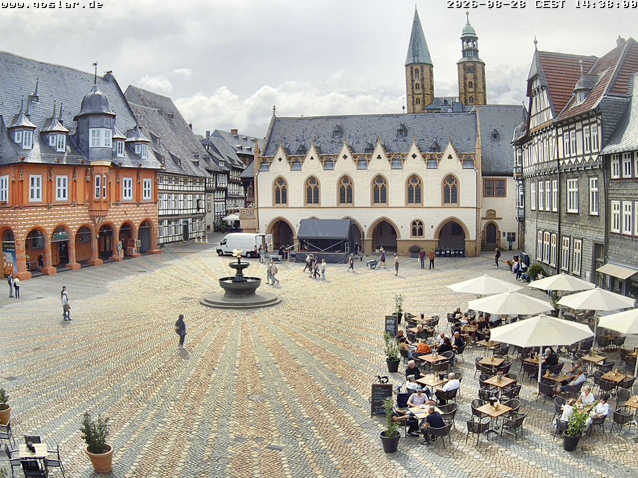 Archiv Foto Webcam Marktplatz Goslar