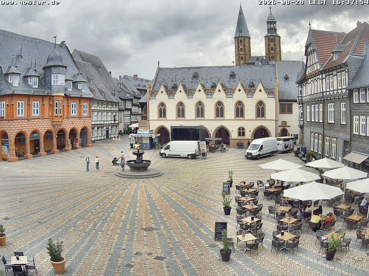 Archiv Foto Webcam Marktplatz Goslar
