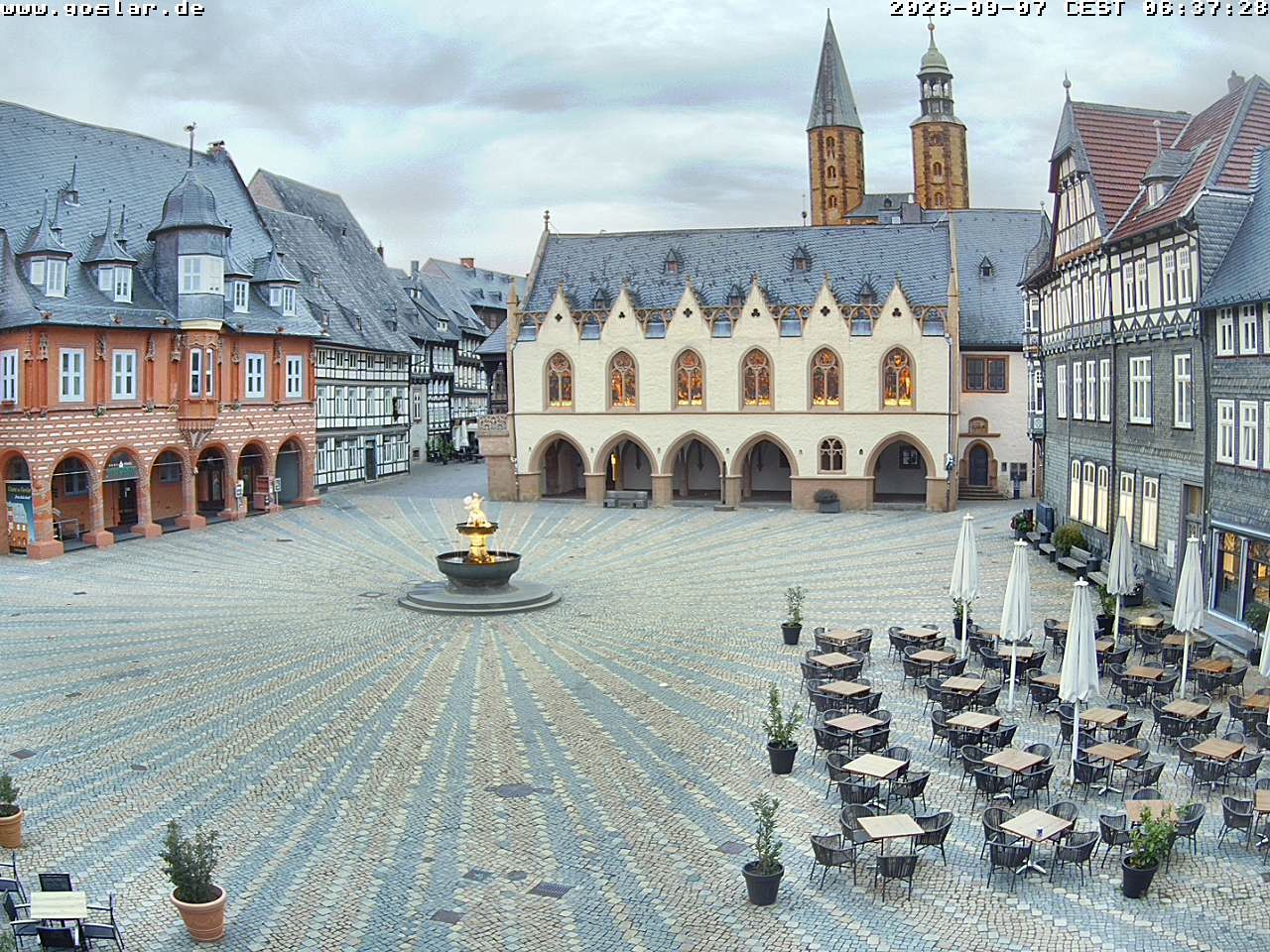 Archiv Foto Webcam Marktplatz Goslar