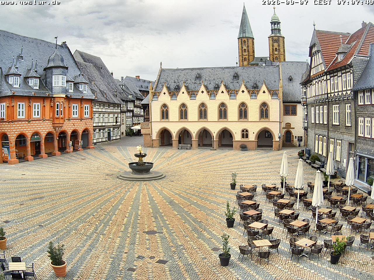 Archiv Foto Webcam Marktplatz Goslar