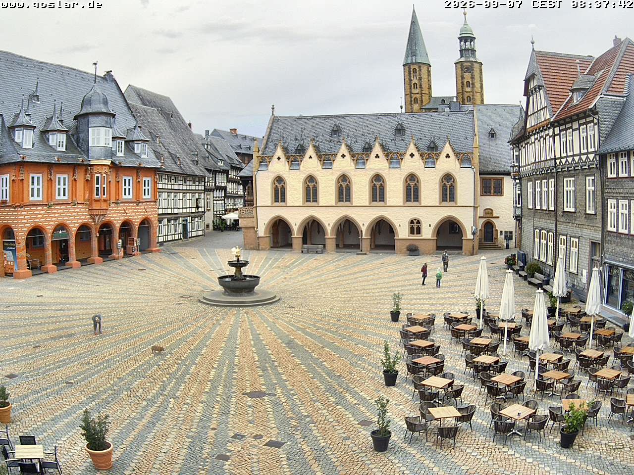 Archiv Foto Webcam Marktplatz Goslar