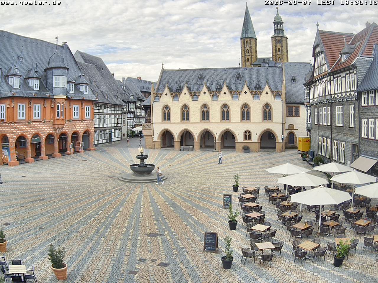Archiv Foto Webcam Marktplatz Goslar