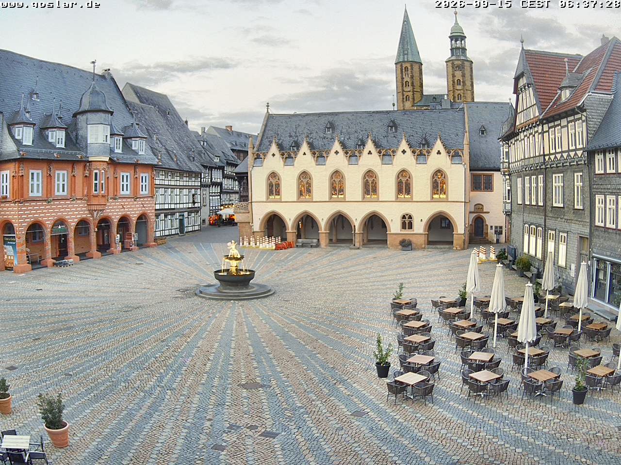 Archiv Foto Webcam Marktplatz Goslar