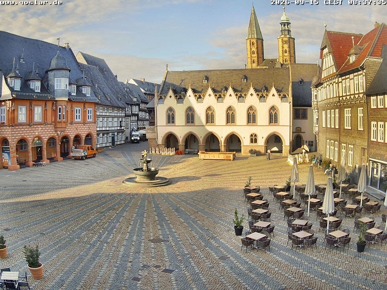 Archiv Foto Webcam Marktplatz Goslar