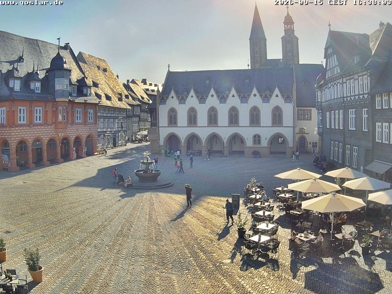 Archiv Foto Webcam Marktplatz Goslar