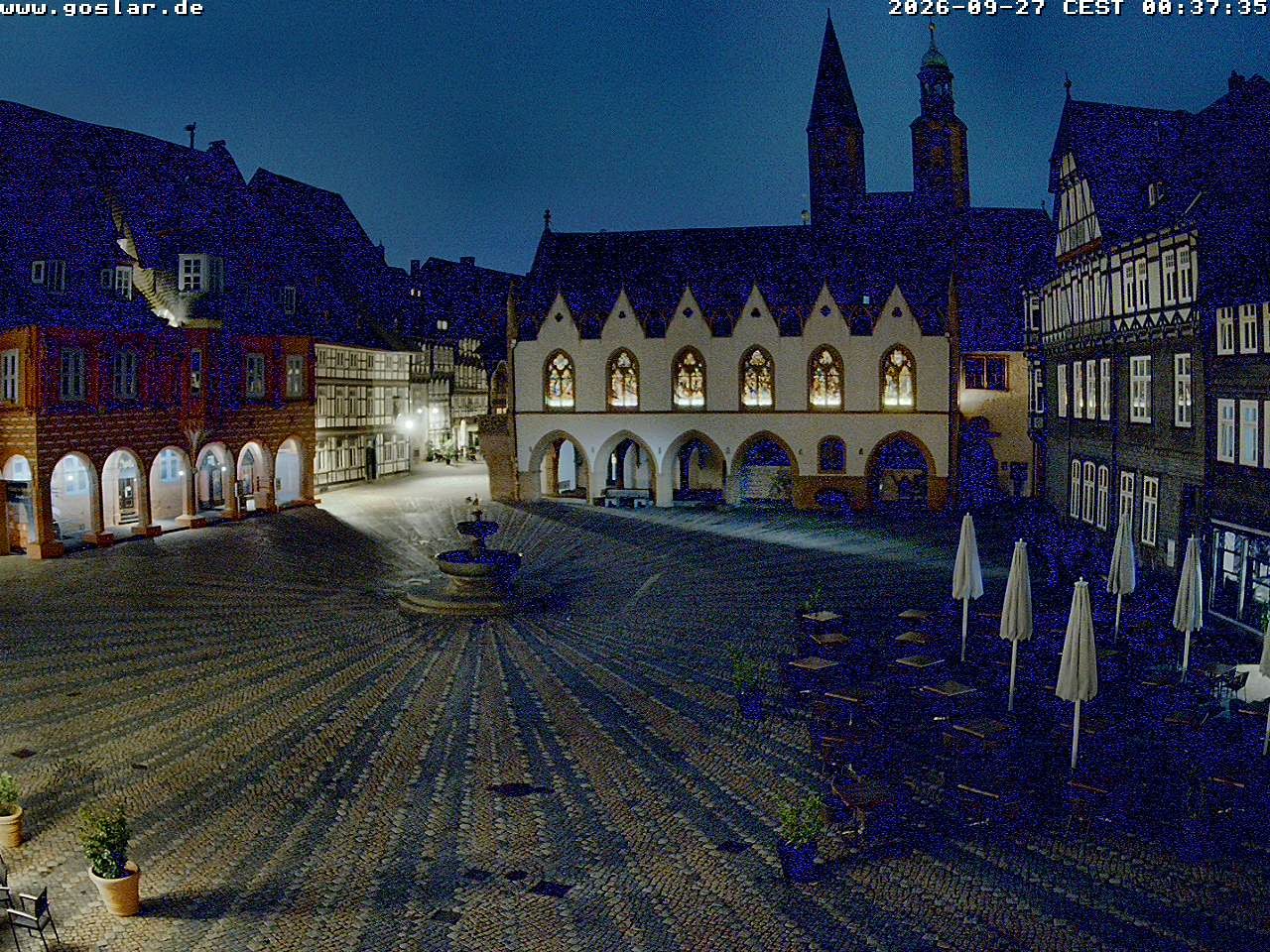 Archiv Foto Webcam Marktplatz Goslar