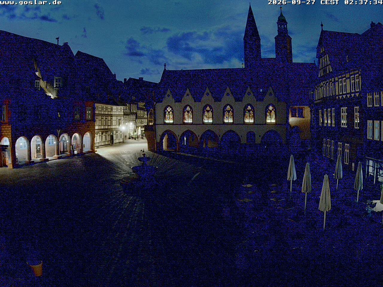 Archiv Foto Webcam Marktplatz Goslar