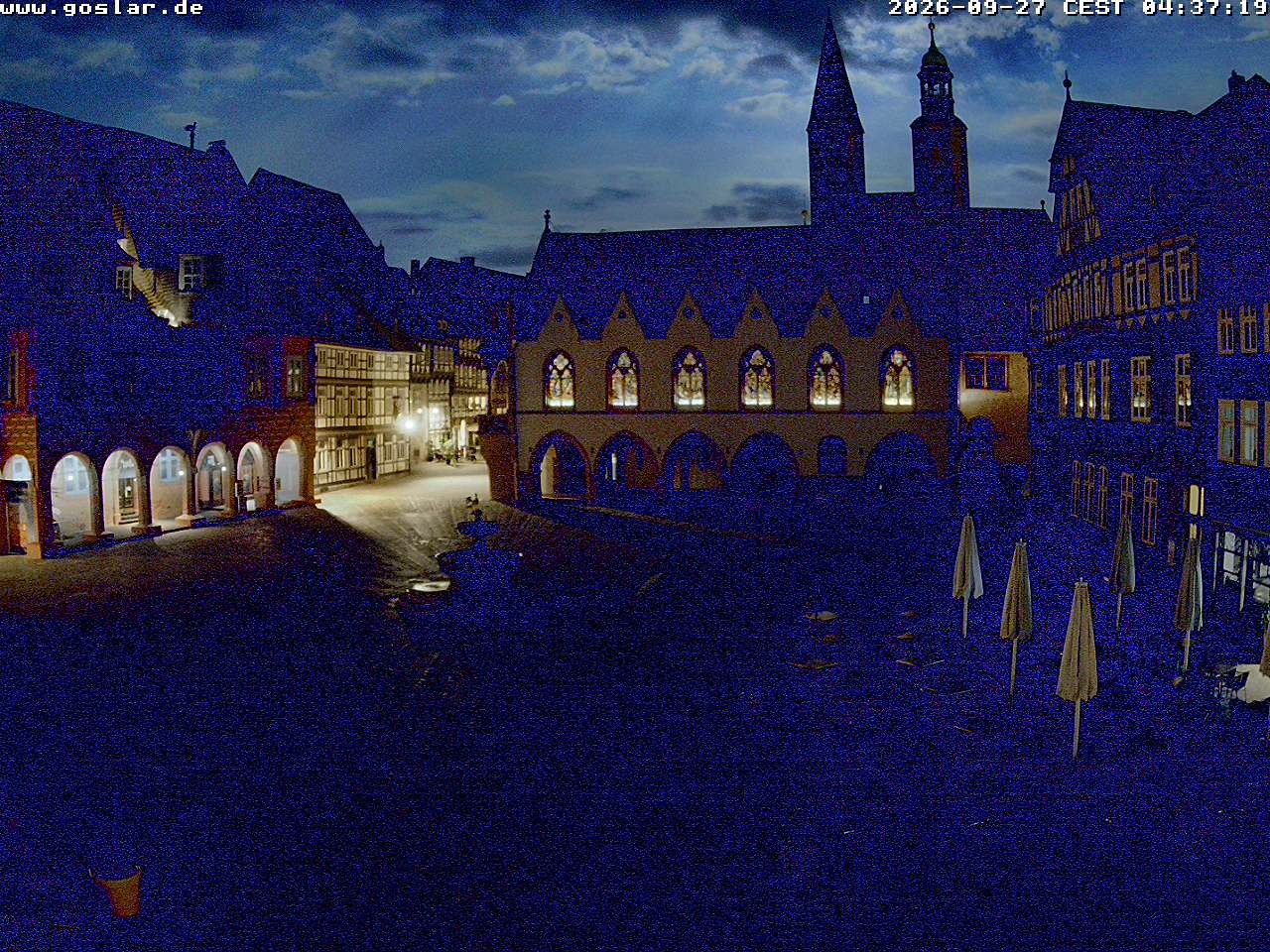 Archiv Foto Webcam Marktplatz Goslar