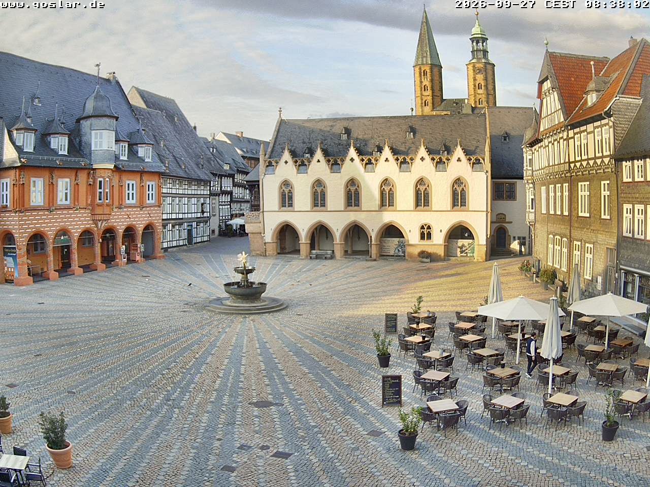Archiv Foto Webcam Marktplatz Goslar