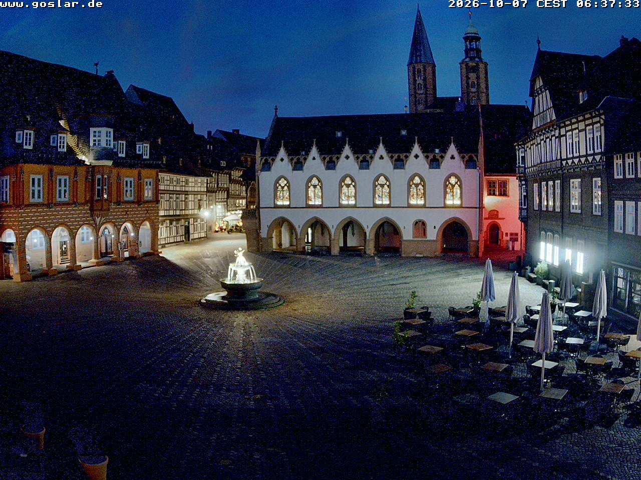 Archiv Foto Webcam Marktplatz Goslar