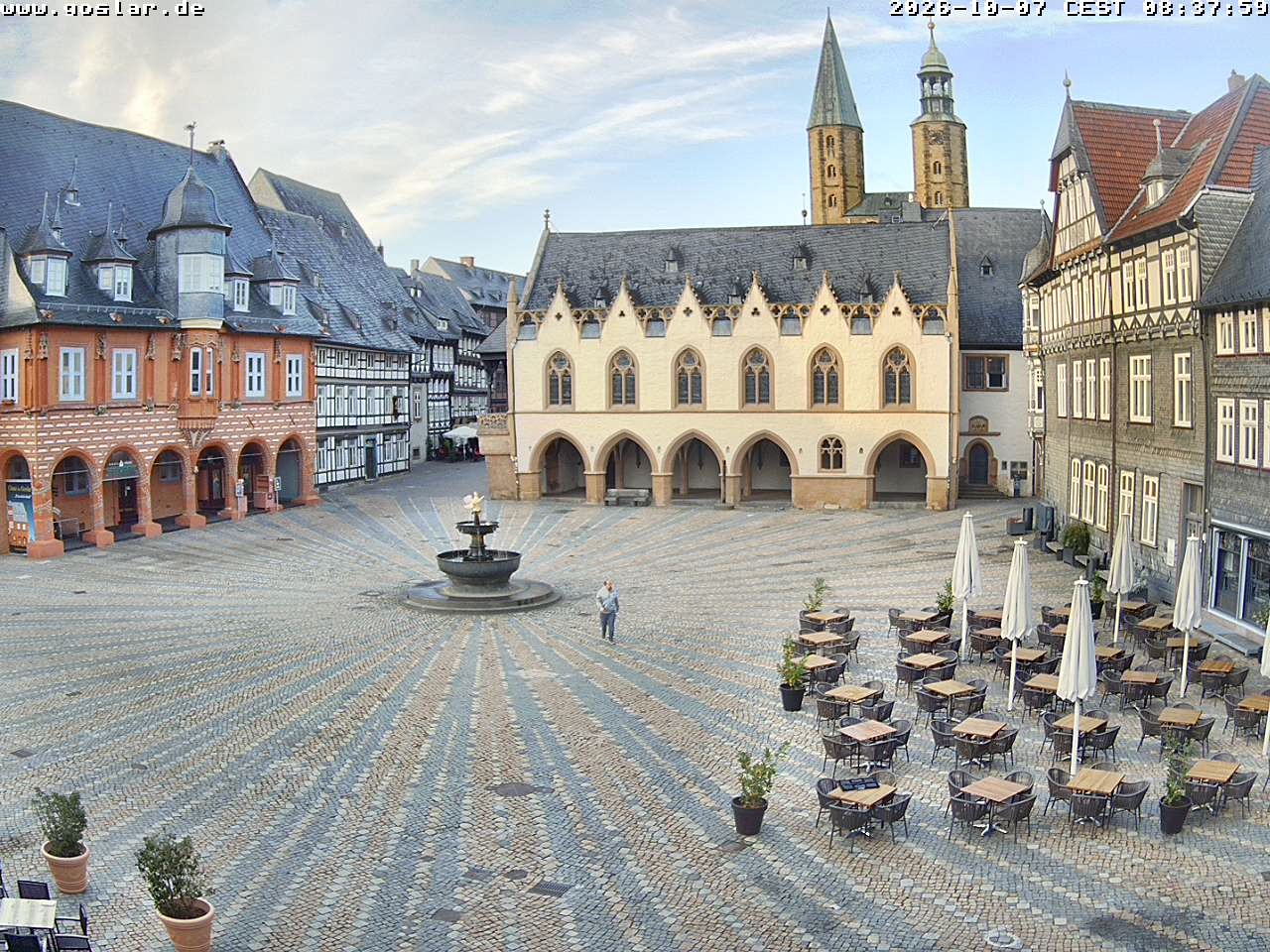 Archiv Foto Webcam Marktplatz Goslar