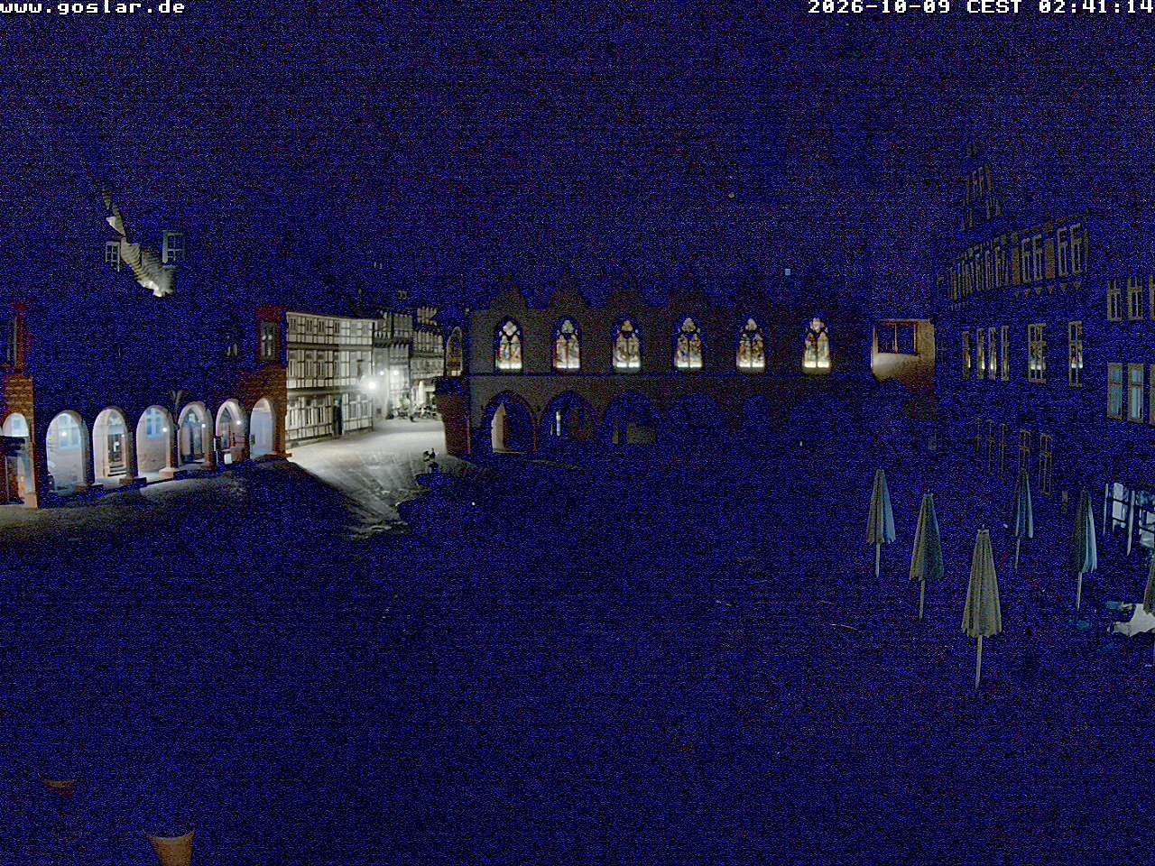 Archiv Foto Webcam Marktplatz Goslar