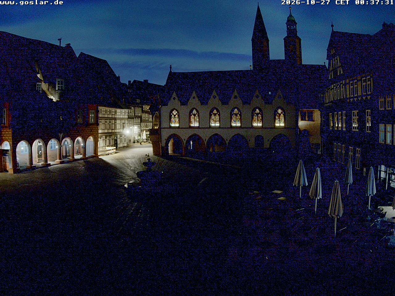 Archiv Foto Webcam Marktplatz Goslar