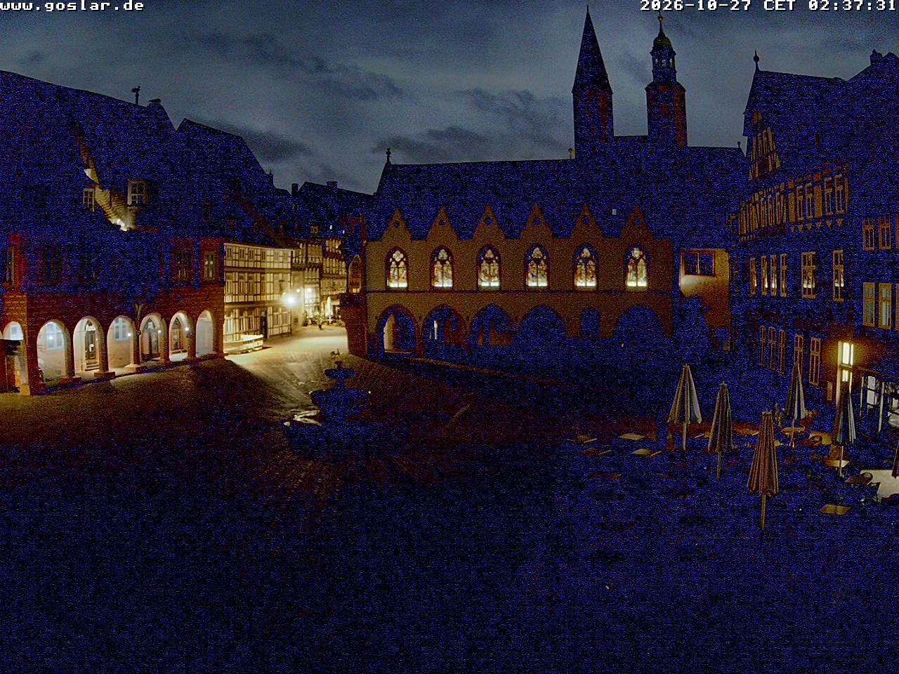 Archiv Foto Webcam Marktplatz Goslar