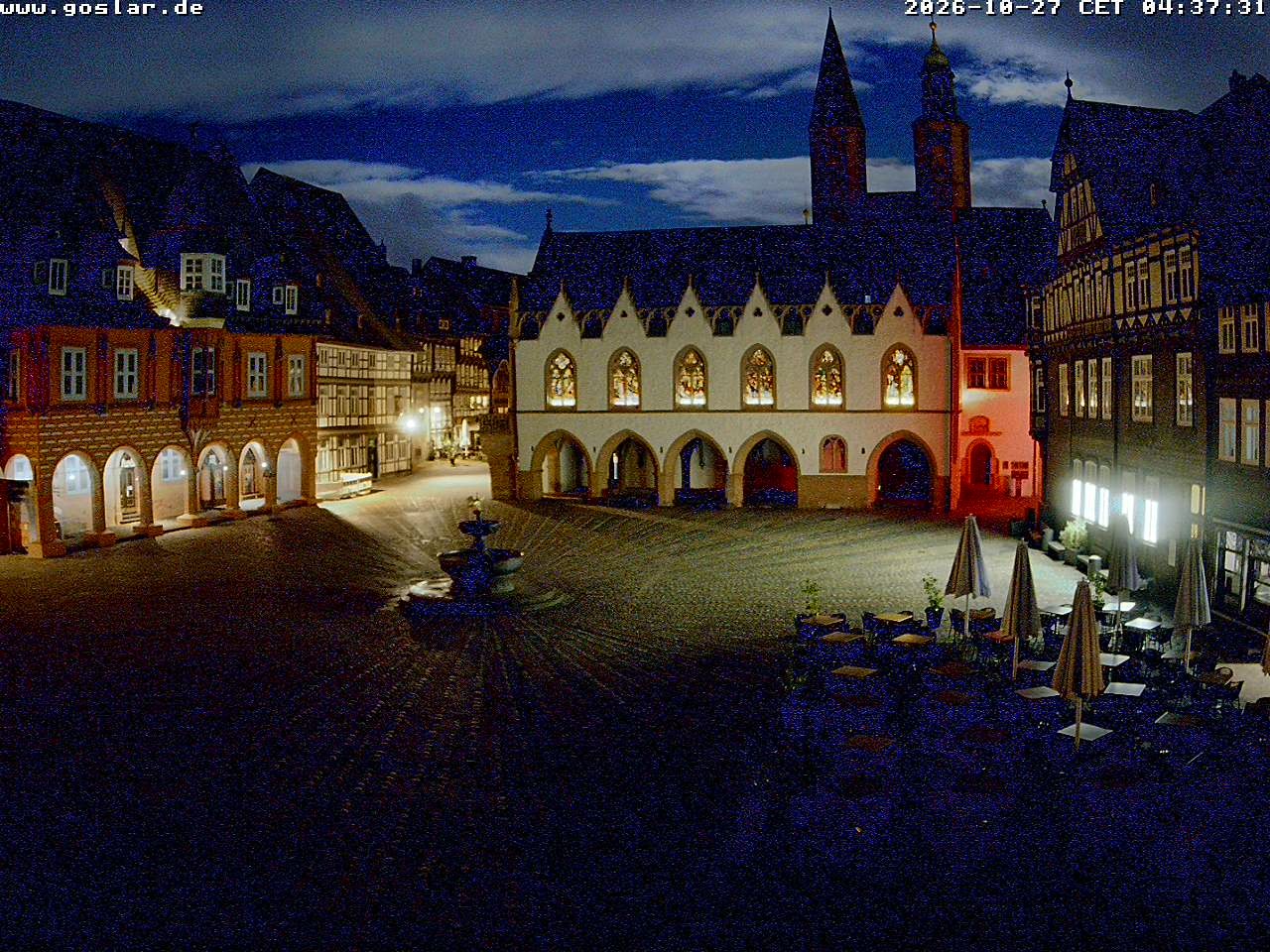 Archiv Foto Webcam Marktplatz Goslar
