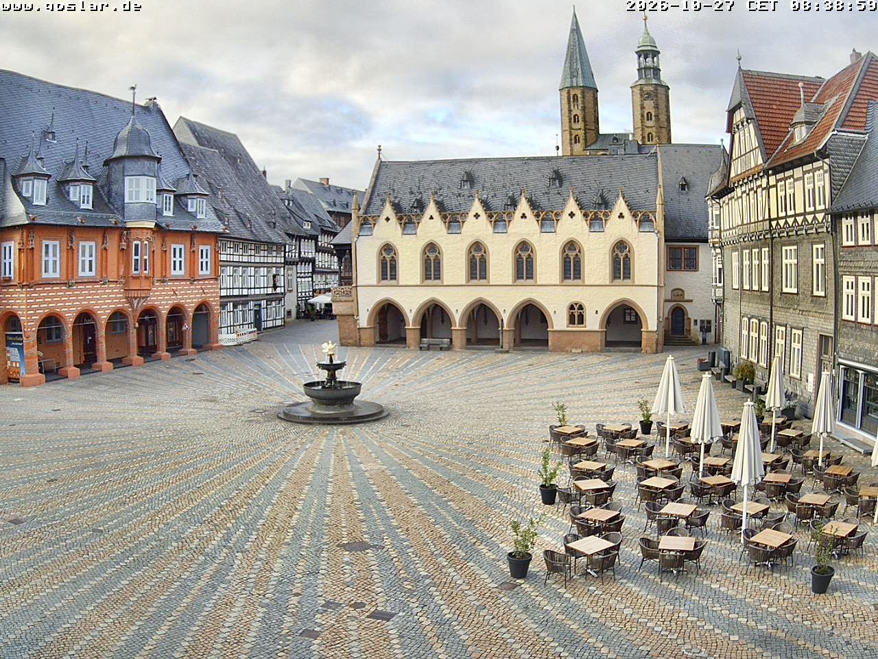 Archiv Foto Webcam Marktplatz Goslar