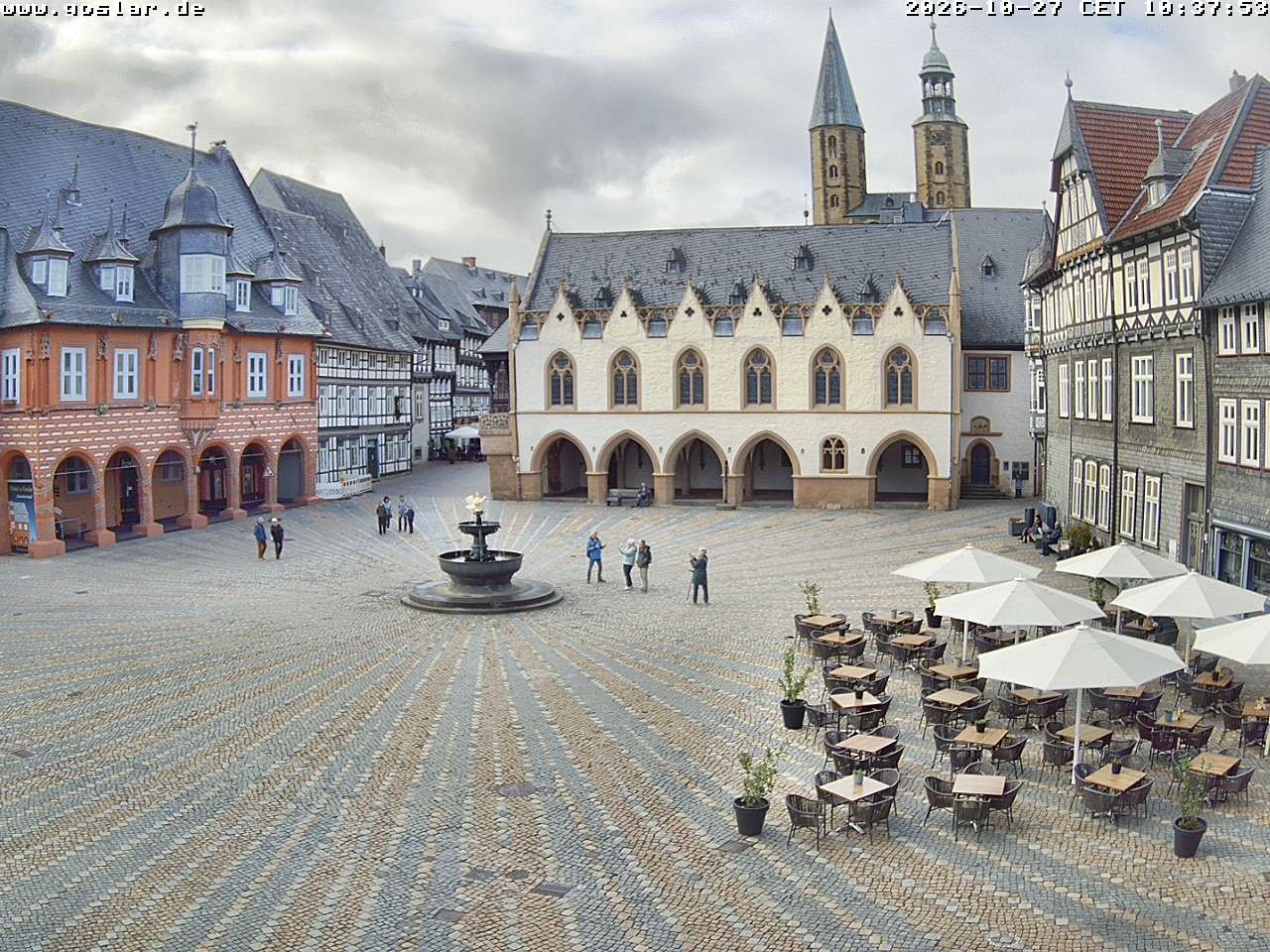 Archiv Foto Webcam Marktplatz Goslar