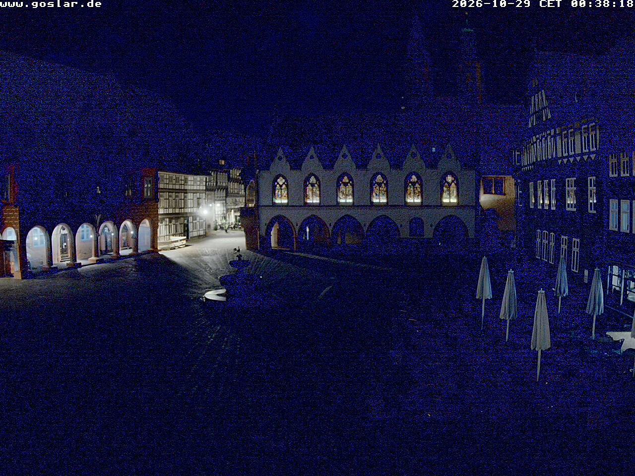 Archiv Foto Webcam Marktplatz Goslar