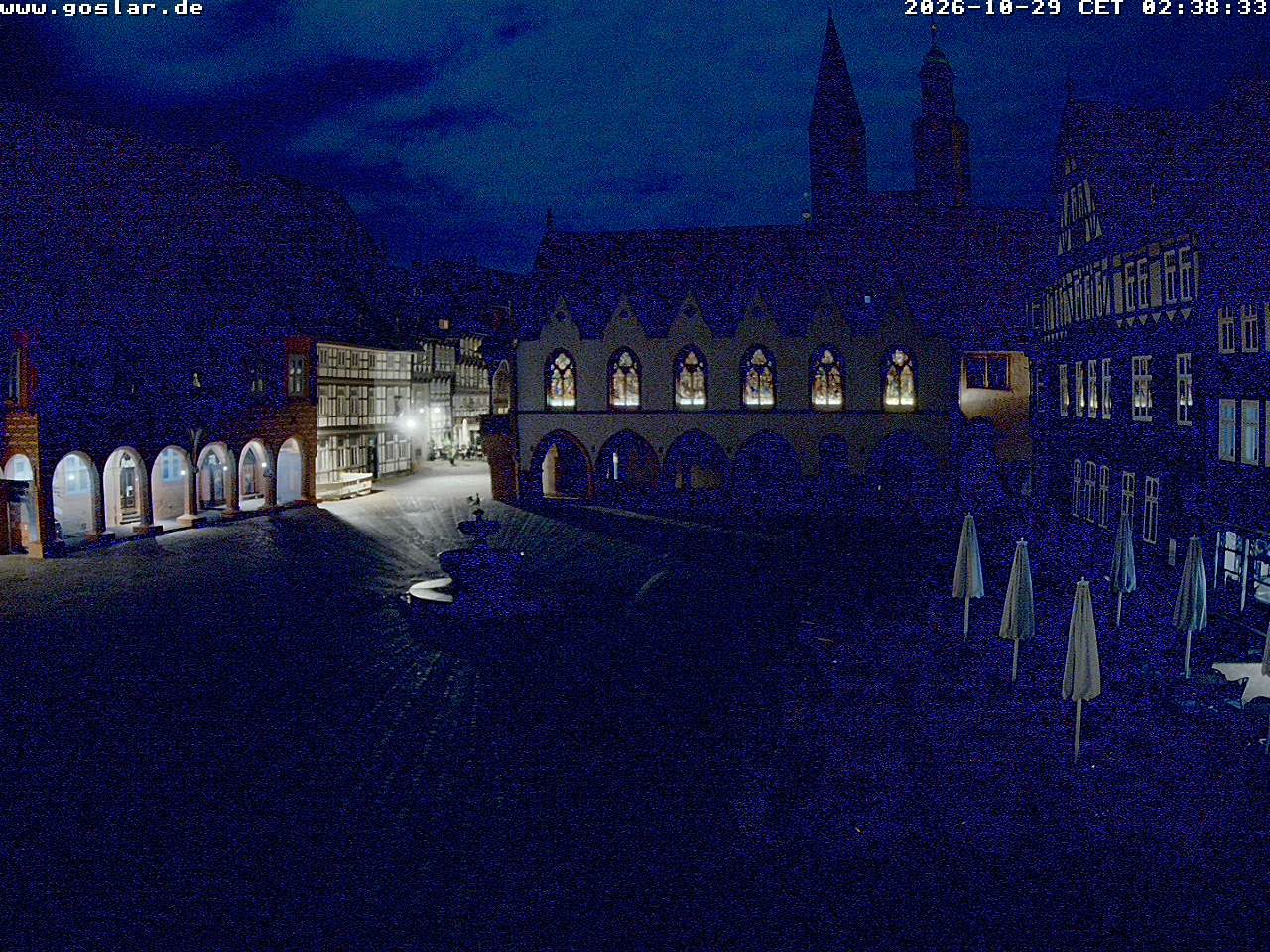 Archiv Foto Webcam Marktplatz Goslar