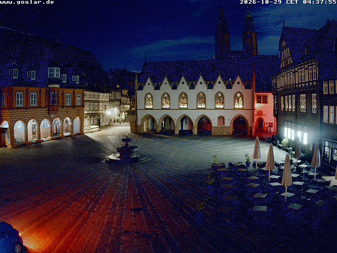 Archiv Foto Webcam Marktplatz Goslar