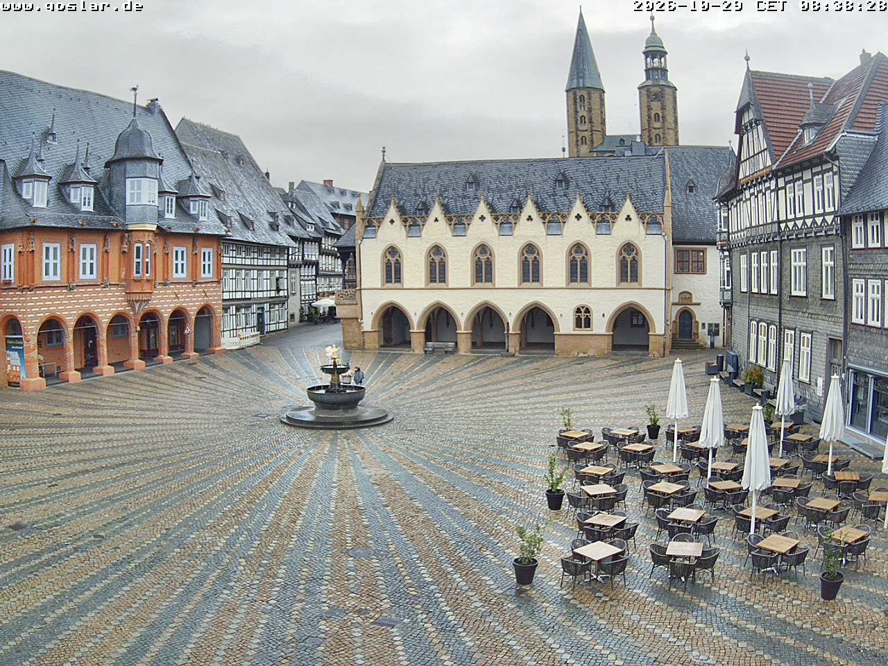 Archiv Foto Webcam Marktplatz Goslar