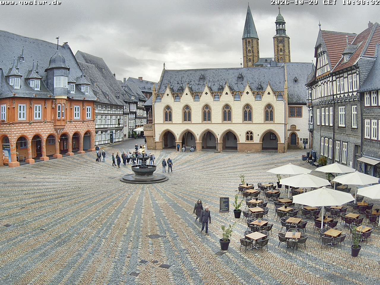 Archiv Foto Webcam Marktplatz Goslar