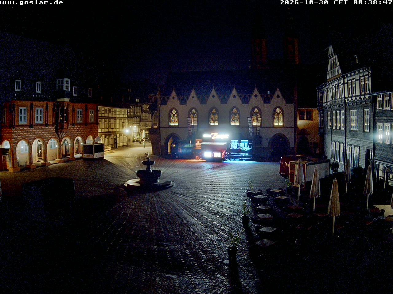 Archiv Foto Webcam Marktplatz Goslar