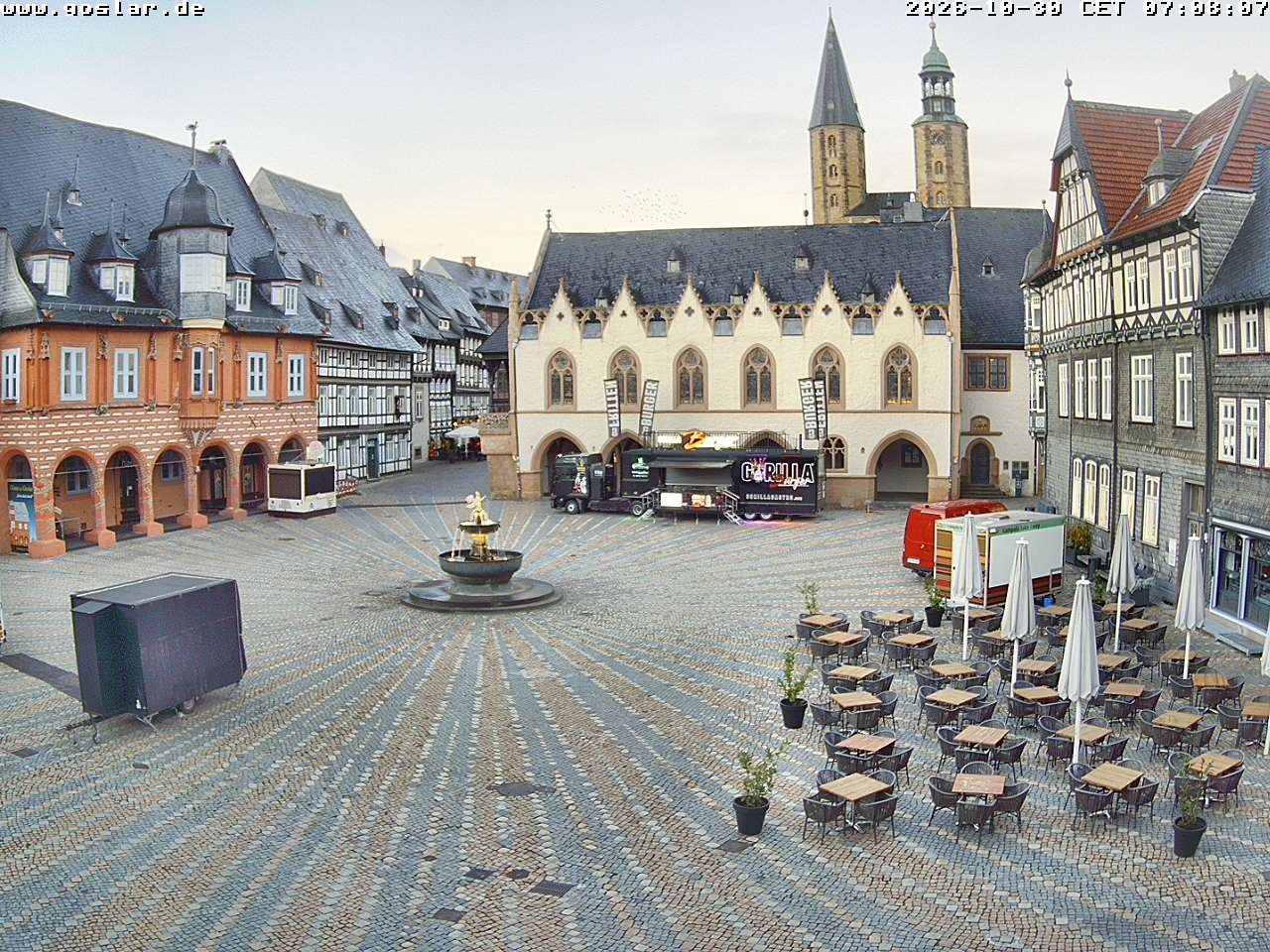 Archiv Foto Webcam Marktplatz Goslar